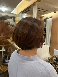 グラデーションボブカット
