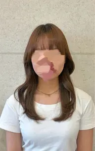 ロングヘアカットモデル