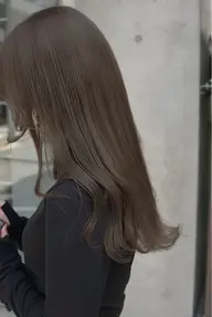 【透明感hair🤍】ブリーチ無しのダブルケアカラー