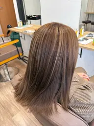 カットカラーハイライト トリートメント追加可