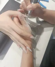 【hand他店】スカルプ💅🏻ハードジェル+チップ                    【自店】ハードジェル+チップ