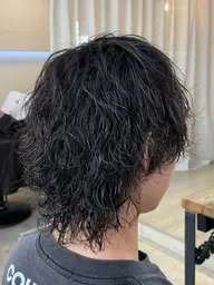 🔥メンズカット+ケアパーマ🔥　似合わせパーマで毎日のセットを簡単に！！