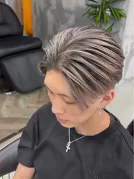 🎨 立体感×コントラスト✨バレイヤージュ＋カット