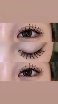 【♡平日限定♡】🎀フラットラッシュ🎀100本+高級コーティング束感仕上げ💖(LED変更+2200)