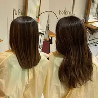 【癖を落ち着かせて広がりにくく】髪質改善トリートメント+カット✂︎