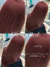 【❗️透明感のある明るめカラーされたい方に❗️】【カット＋ブリーチなしダブルカラー🌈＋1ステップトリートメント🫧】
