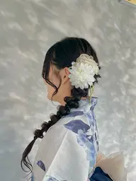 ヘアセット+着付け💙