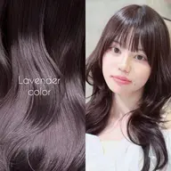 【🍒印象変えたい人必見‼️】20時～のご案内💎トレンド艶カラー✨➕内部補修トリートメント付き🫧