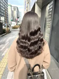デザインパーマ+うる艶カラー+似合わせカット+髪質改善トリートメント