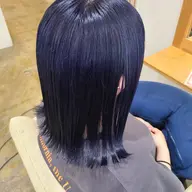 ブルーカラー💠💙🦋🐬ブリーチ➕オンカラー（ブリーチ1回）