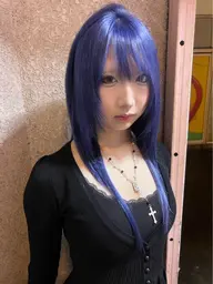 ブリーチ+透明感ケアカラー 𖤐´