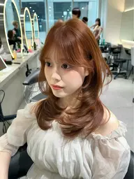 【ミニモ学割・U24🫧】韓国風レイヤー × 透明感カラー🍀