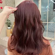 ✨秋に人気の暖色カラー✨【75%offメニュー🍒】ブリーチなしダブルカラーカラー+オリジナルトリートメント ※U30