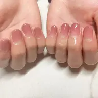 【ピールオフベース使用】Hand▷[オフなし限定]カラーグラデーション￥4500 ⚠️アート料金別途、お直し対象外