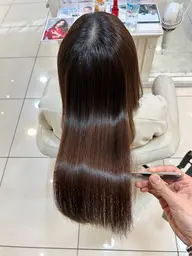💜縮毛矯正+プチトリートメント