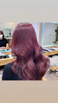 🌺暖色ワンカラー＋1stepTR🌺ナノバブルシャンプー付き😶‍🌫️
