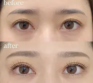 眉毛ワックス脱毛　美眉毛スタイリング　SNS用撮影