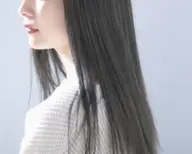 カット、縮毛矯正ストレート