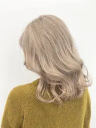 【憧れのハイトーンに✨️】ケアブリーチトリプルカラー✨️+ヒアルロン酸トリートメント🫧+クイックスパ