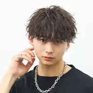 🌙✨【メンズ限定・営業時間外】メンズカット🔥＋パーマ✂️🌀 センターパート/ニュアンス/スパイラル/スパイキー