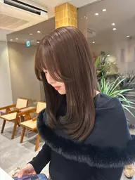 【💖ご新規様人気No.1 💖】カット+ケアカラー+TOKIO5stepトリートメント🤍超音波アイロン付き!