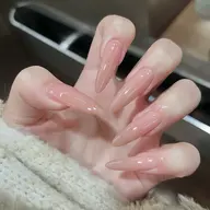 10本チップ長さだしワンカラー／ラメ