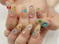 【オフ有】大人気メニュー🌟マグネットやフラッシュも可👍💕パーツ付け放題🎀￥7,300