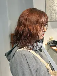 【湿気を味方に🎶】カット+パーマ🌀メンズも大歓迎◎