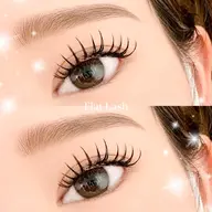 【しっかり盛りたい方に💖】フラットラッシュ160本|高持続コーティング✨&目元洗浄アイシャンプー🫧付き