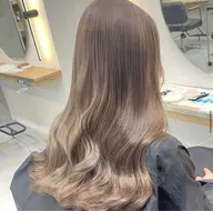 【️ミニモ学割👩🎓】ブリーチありダブルカラー+ioeオリジナルケアトリートメント🫧ご新規様クーポン¥15980-
