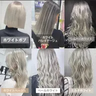 💕7月限定ホワイトカラークーポン💕ケアブリーチ、イルミナカラー、カット、トリートメント全部込み込み特割🉐