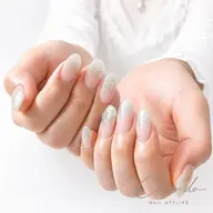 ジェルネイル【オフなし】🩵スリーカラーorラメグラorラメorフラッシュ🩵💅HAND💅