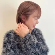 【結んだときのシルエットが可愛い✨️】前髪、顔周りカット