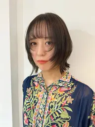 【前髪カット無料🌟】透明感カラー+艶トリートメント+前髪カット