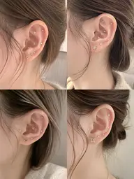 【おしゃれに、こっそりリフトアップ ❕】耳ツボジュエリー💎💙(10粒)