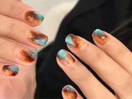 秋🍁ニュアンスネイル/大人気やり放題「ジェルオフ➕500」