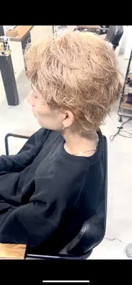 【🎊ミニモ限定✨】【メンズ💇🏼♂️】ダブルカラー【ケアブリーチ】特殊ケア剤+カット