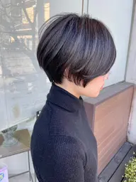【marrbクレンジング付🫧 🩵 】前髪カット+カラー+マーブ🚿✨