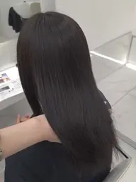 前髪カット+髪質改善ストレート🔷️✨️