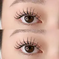【下がりまつ毛やお目元パッチリしたい方に👀💞】🎀パリジェンヌ×エクステ100本🎀束感コーティング付き¥11030