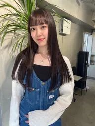 顔周り縮毛矯正✨
