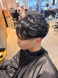 【メンズ限定】カット＋デザインパーマ【ブリーチ、縮毛矯正履歴不可】