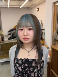 ミニモ学割under40夏休み期間限定🌻【ブリーチあり】ダブルケアカラー+CMCトリートメント🍀