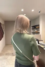 🌼ダブルカラー🌼《ブリーチあり》　　　　　　　　　　　　　　💧選べる3種トリートメント【追加料金あり】💧
