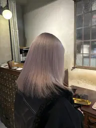 ✨【minimo期間限定】✨ケアブリーチ+カラー+ケラチントリートメント🤍🫧