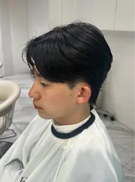 メンズカット👨🏽🦱センターパート🩵