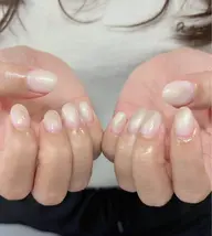 Nail＊ハンド💅🤍うる艶ニュアンス定額アート（ドライケアオフ込み）