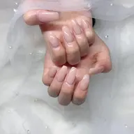 【オフ無・ケア無料】🎶 ハンドワンカラー・ラメグラデーション🍀