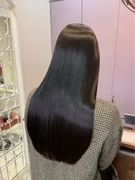 【透明感🤍】ケアカラー+前髪カット✂︎