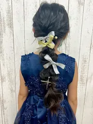 お子様と一緒にヘアセット💫お得に2名セット👩👧キッズ料金込み